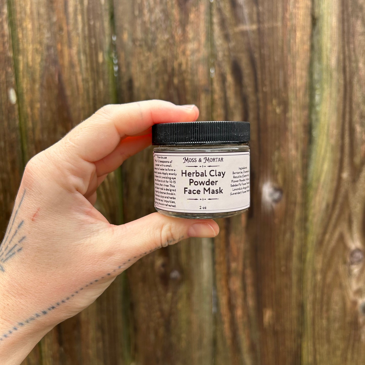 Herbal Clay Powder Face Mask